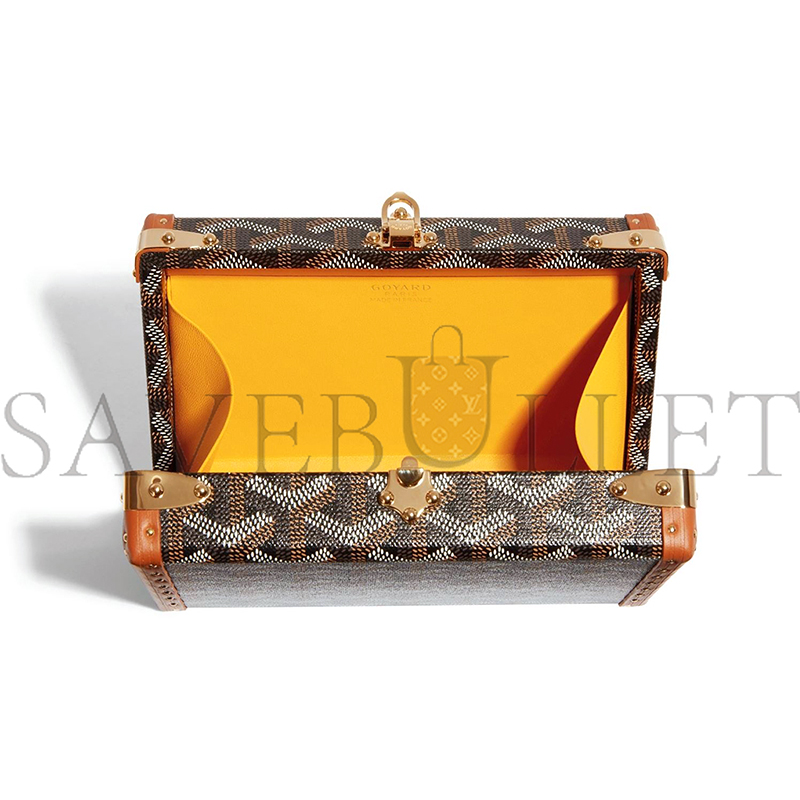 GOYARD MINAUDIÈRE TRUNK BAG MINA08PMLTY01CL03O (17*11.5*5.5cm) GOYARD MINAUDIÈRE TRUNK BAG MINA08PMLTY01CL03O (17*11.5*5.5cm)